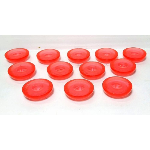 Subbuteo Hasbro Classic Bases Clear Red 